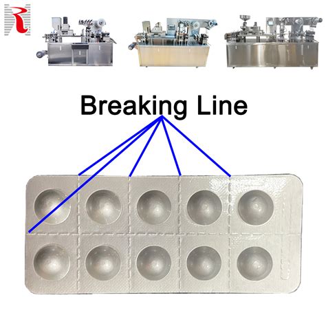 Automatic Flat Plate Alu Pvc Blister Packer Blister Making Tablet