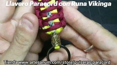 Llavero Paracord Con Runa Vikinga Runas Vikingas Paracord Llavero