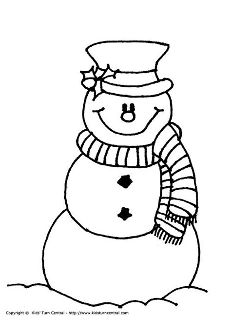 Snowman Line Drawing At Getdrawings Free Download