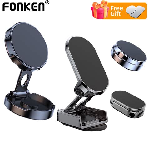 Fonken Foldable Car Holder Magnetic Car Phone Holder Degree