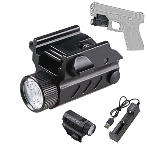 Buy Hecloud Tactical Handgun Flashlight 550 Lumens Waterproof