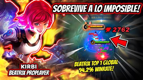 EL TIRADOR MÁS COMPLETO DE MOBILE LEGENDS BEATRIX TOP 1 GLOBAL 94 2