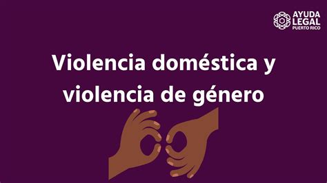 Violencia doméstica y violencia de género YouTube