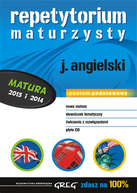 Repetytorium Maturzysty J Zyk Angielski Matura Ci Gi Sciagi