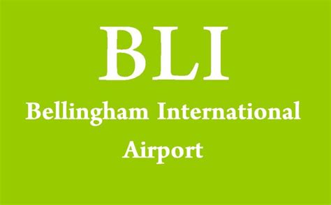 Bellingham International Airport Code – Acronym Blog