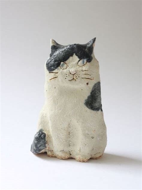 Grandmas Cottage Cat Sculptures By Kouichi Maekawa Pottery