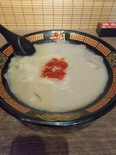 『天然とんこつラーメン』一蘭 東大宮店のレビュー ラーメンデータベース