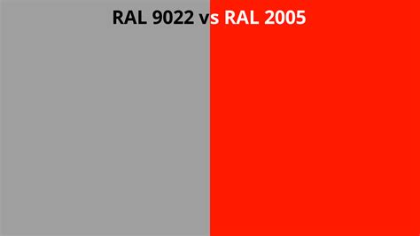 Ral 9022 Vs 2005 Ral Colour Chart Uk