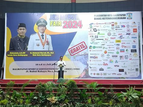 Wali Kota Rahmad Mas Ud Motivasi Pencaker Balikpapan Job Market Fair