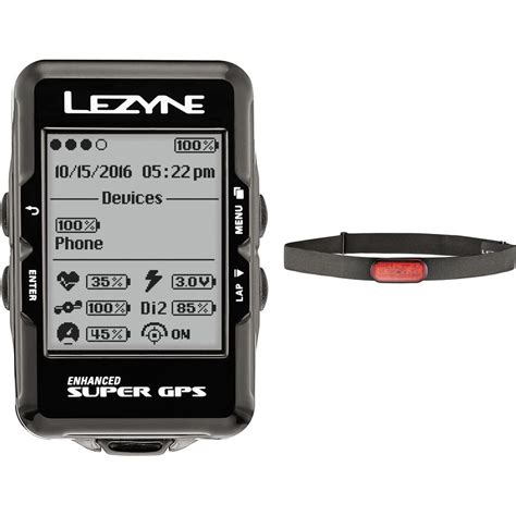 Lezyne Super Gps Hr Loaded Bike Computer Bike