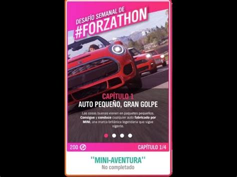 Forza Horizon Primavera Serie Desaf O Semanal Forzathon Mini