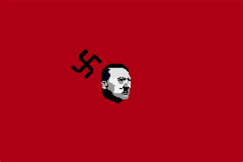 Hitler in Pixel by Cribi on Newgrounds