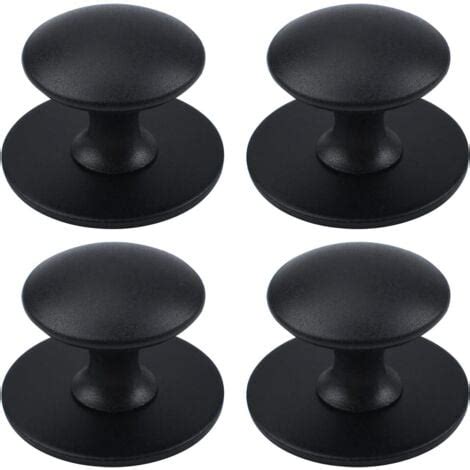 CCYKXA Lot de 4 boutons de placard adhésifs instantanés en acier