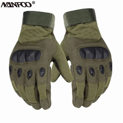 Outdoor Sport Full Gloves Hunting Army Green Full Finger Gloves Anti