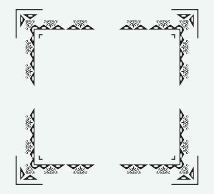 border vector art icons  graphics