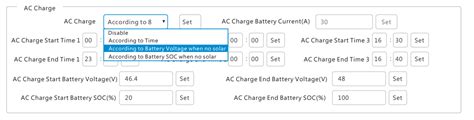 LuxPower SNA 5kW AC Charge Current Settings Inverters Power Forum