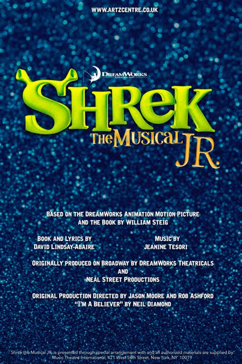 Shrek The Musical Jr At Lathom High School Event Tickets From Ticketsource