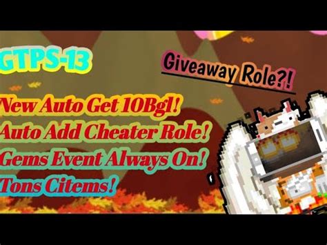 Giveaway Role Dev Growtopia Private Server Gtps Gtps2024