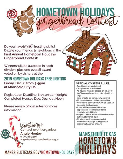 Gingerbread House Decorating Contest Categories | Shelly Lighting