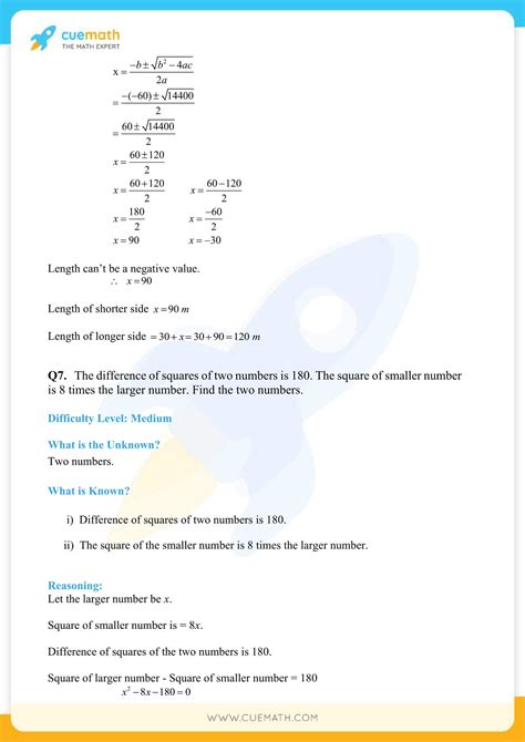 Ncert Solutions Class 10 Maths Chapter 4 Quadratic Equations Access Pdf