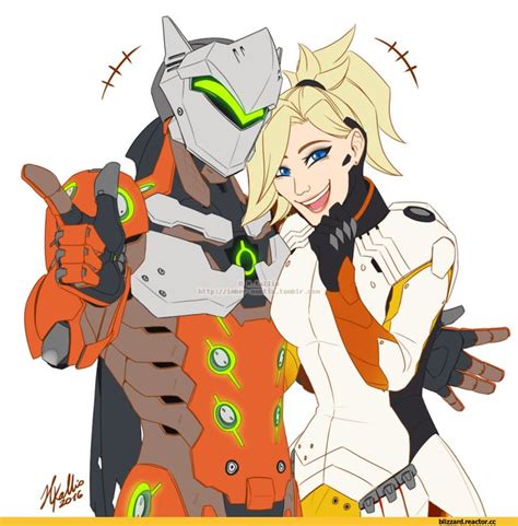 De 164 Bästa Gency Mercy X Genji Overwatch Bilderna På Pinterest