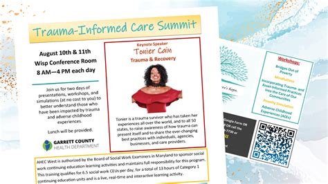 Garrett County Trauma Informed Care Summit Scheduled In August