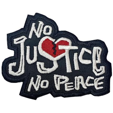 No Justice No Peace Patch Design Inspired By The 1993 Film Poetic