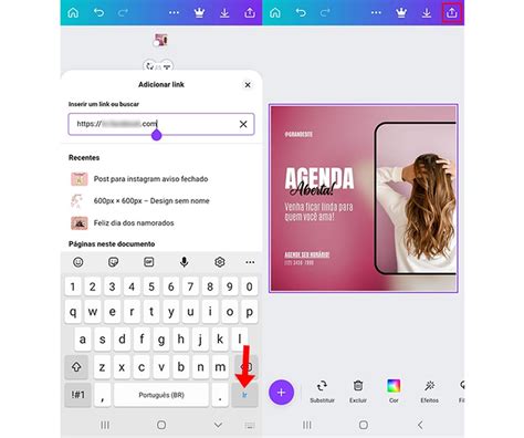 Como Colocar Um Link Clic Vel No Canva Pelo Celular E Pc Passo A Passo