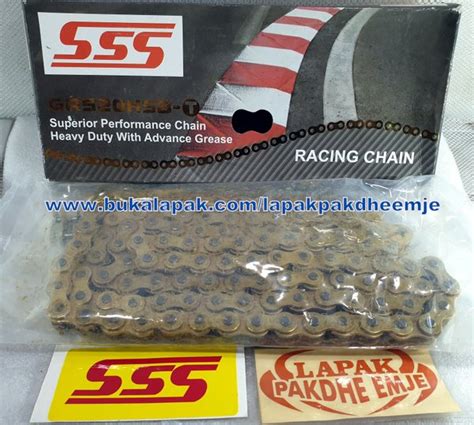 Jual RANTE RANTAI SSS 520 110 HSBT HEAVYDUTY GOLD ORIGINAL LAPAK PAKDHE