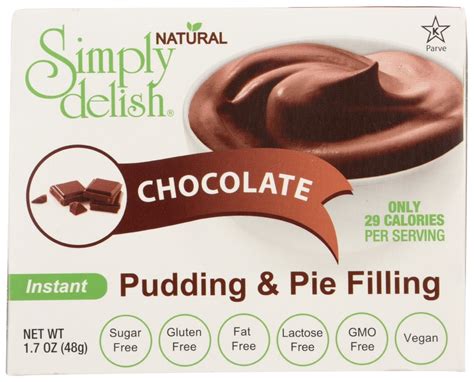 Simply Delish Pudding Pie Filling Chocolate 1 7 Oz Walmart