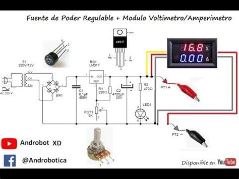 Diy Fuente Regulable M Dulo Volt Metro Amper Metro Tutorial Protoboard