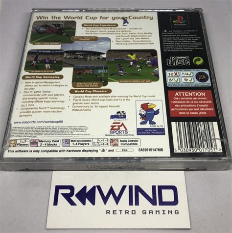 World Cup 98 PS1 Rewind Retro Gaming