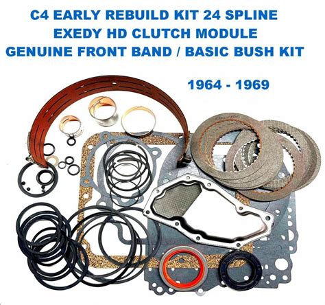 Ford C4 Automatic Transmission Rebuild Kit Suit 1964 69 Ebay