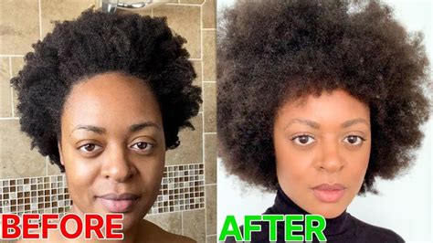 How To Get The Perfect Fluffy Afro Blowout On Type 4 Natural Hair