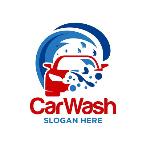 Car Wash Logo Design Vector Template 8519885 Vector Art At Vecteezy