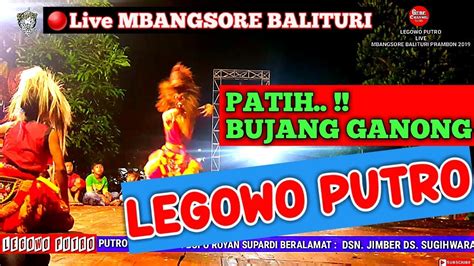 Tari Ganongan Legowo Putro Live Kembangsore Balituri Prambon Youtube