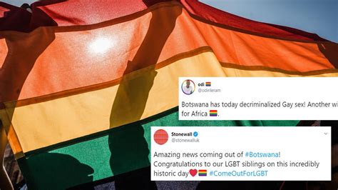 Pride Month Botswana High Court Decriminalises Homosexuality And