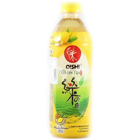 Oishi Green Tea Honey Lemon Flavour 500ml Oishi 檸蜜綠茶 500ml