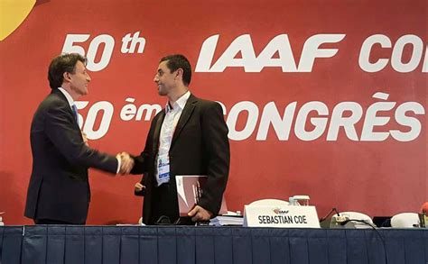 Pablo Sanmartino Distinguido Por La Iaaf En El Congreso De Beijing