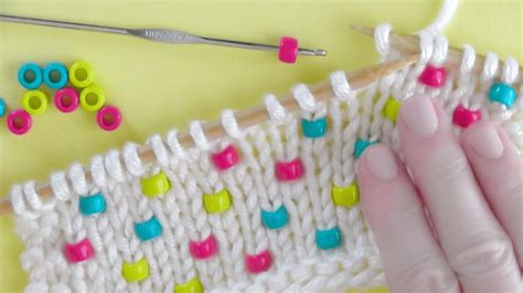 Tips To Knit With Beads Knit One Purl Two Mom