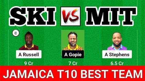 SKI Vs MIT Dream11 Prediction Today Match SKI Vs MIT Scorecard SKI Vs