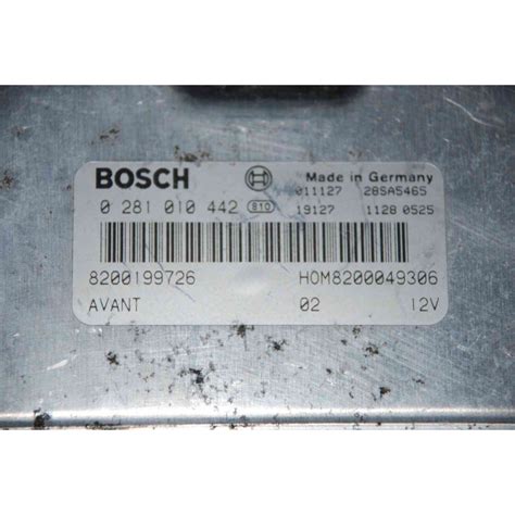 Ecu Bosch Edc Vm V Renault Megane Scenic I Dti Kw