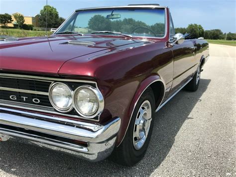 Gto Convertible Phs Documented Tri Power Speed Original Low Mile