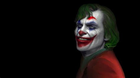 Green Hair Joaquin Phoenix Joker With Black Background 4K HD Joker ...