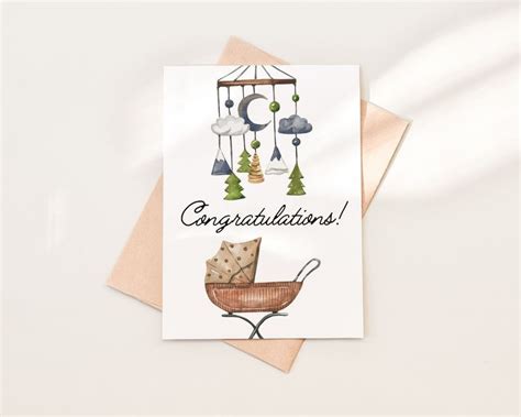 Congratulations Baby Shower Card Download Printable New Baby Boy Card