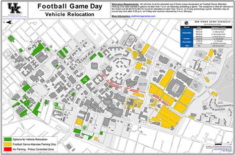 Ecu Football Parking Map