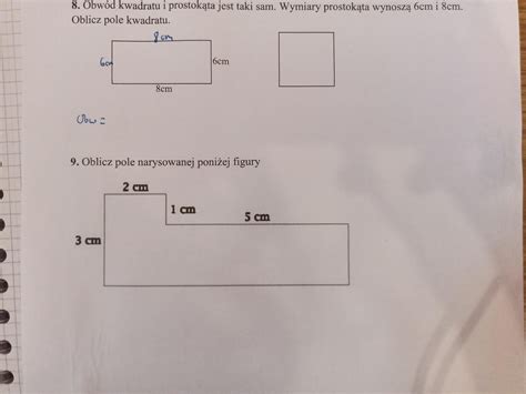 Proszę o dokończenie zadania 8 Oraz zrobienie zadania 9 Jakby się dało