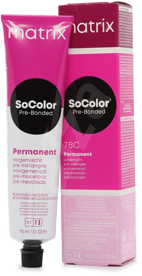 Matrix Socolor Pre Bonded Permanent 7bc 90 Ml Za 880 € Farba Na