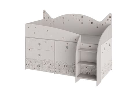 Кровать комбинированная Каспер ясень шимо / бежевый 80х180 см купить за ...