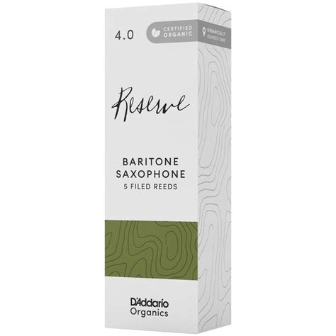 Daddario Woodwinds Organic Reserve Bar Baritone Sax Reeds Soundsmag